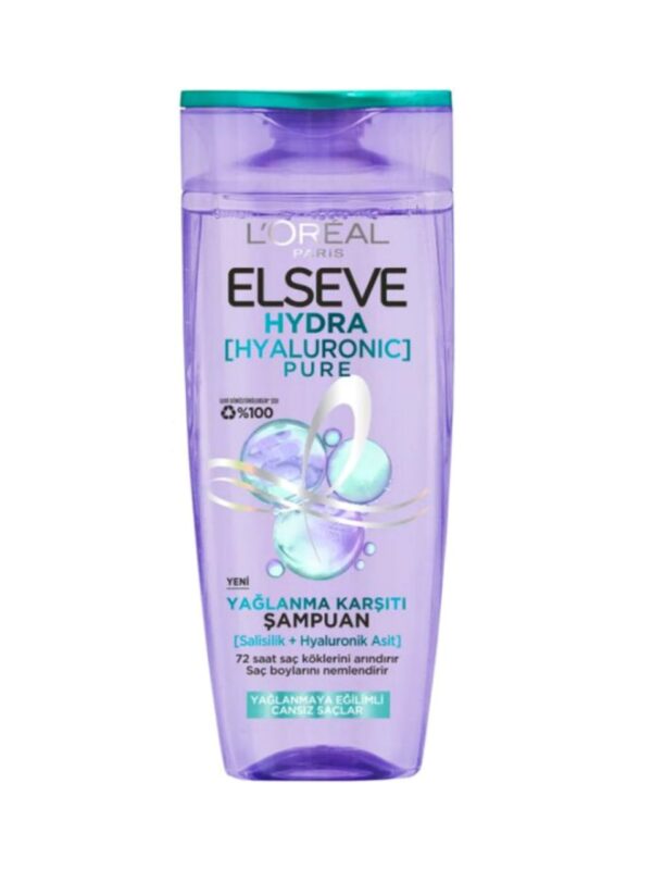 شامپو لورال موهای چرب مدل Hydra Hyaluronic