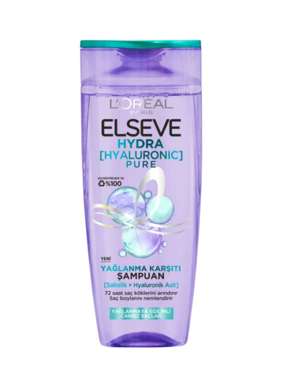 شامپو لورال موهای چرب مدل Hydra Hyaluronic