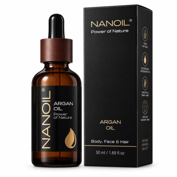 روغن آرگان 4کاره مو پوست صورت و بدن ناخن ها Nanoil