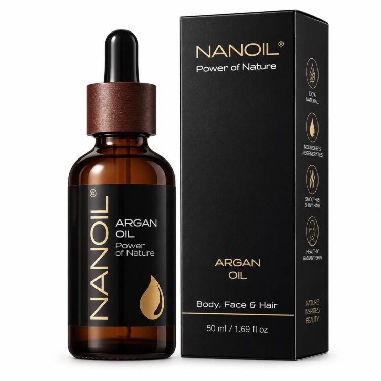 روغن آرگان 4کاره مو پوست صورت و بدن ناخن ها Nanoil